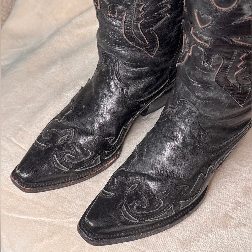 Corral Tall Black Eagle Boots - Picture 3 of 12